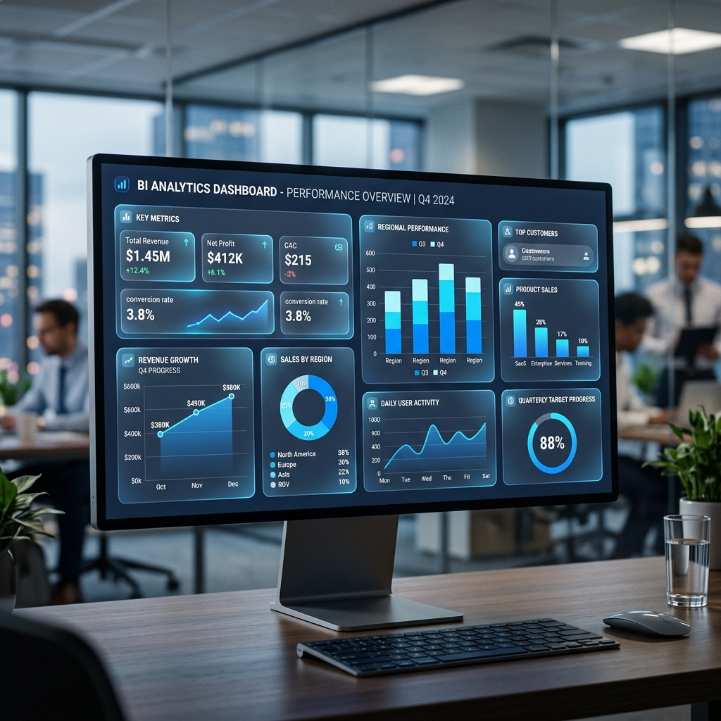 Power BI Dashboard visualization